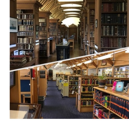 The Old and New libraries at 有料盒子 College, Cambridge